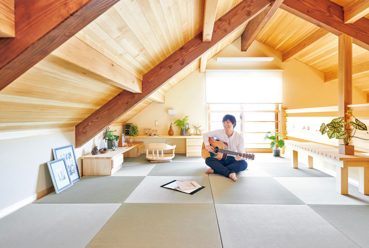 掲載当時の小屋裏スペース紹介写真