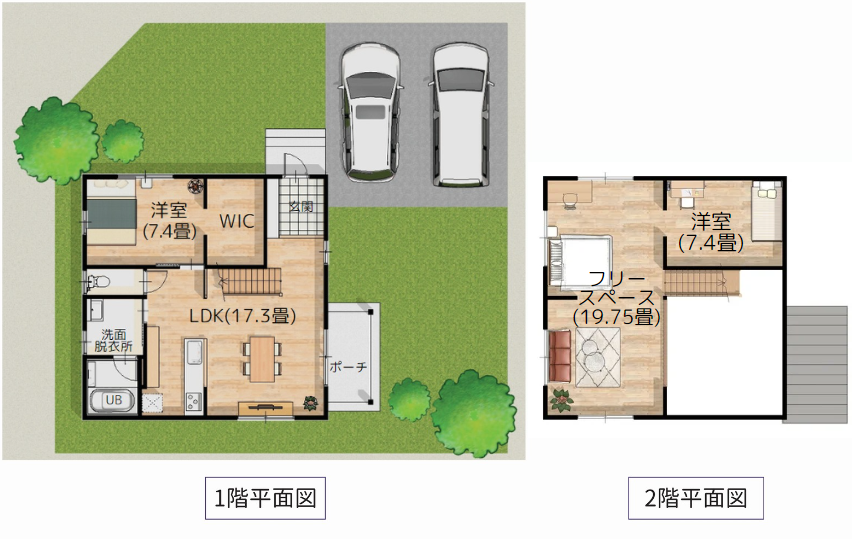 公開当時のモデルハウス案内資料
