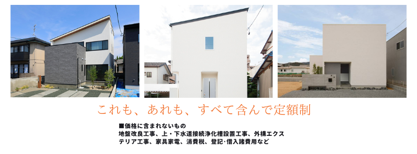 片流れ屋根の外観