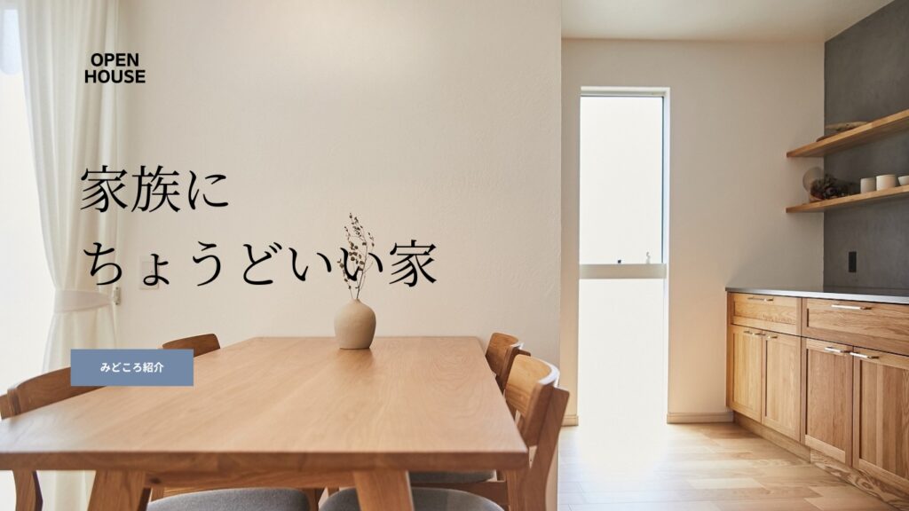 公開当時のモデルハウス紹介資料