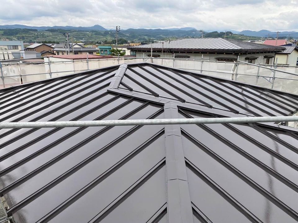 金属屋根に葺き替え（工事後）