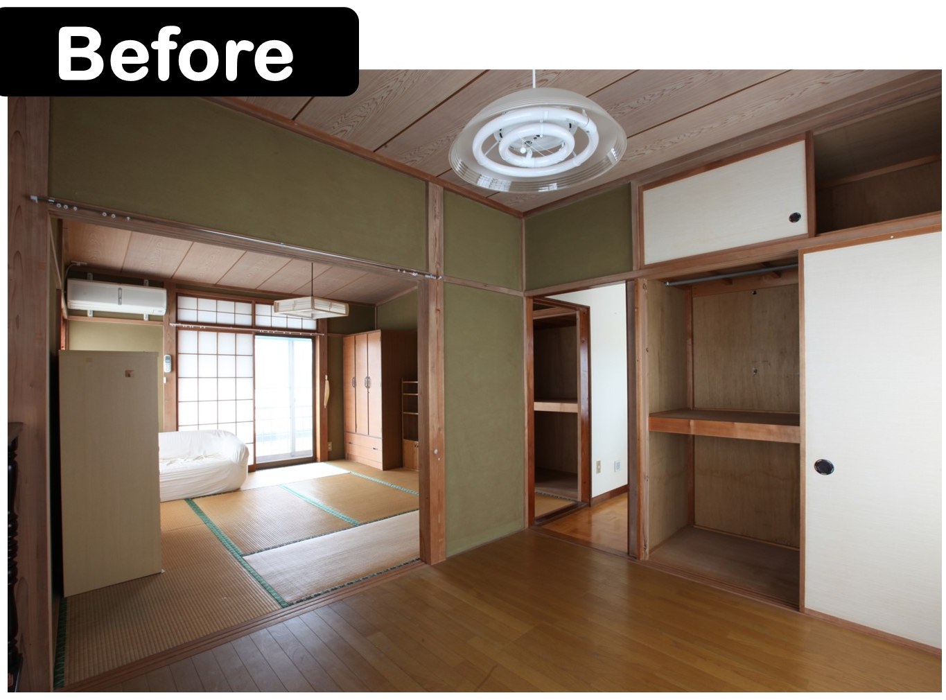 空き家の室内の管理状態を考える改修前の和室写真