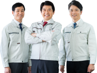 作業服のスタッフのイメージ