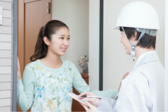 ご自宅にうかがっての無料現地調査